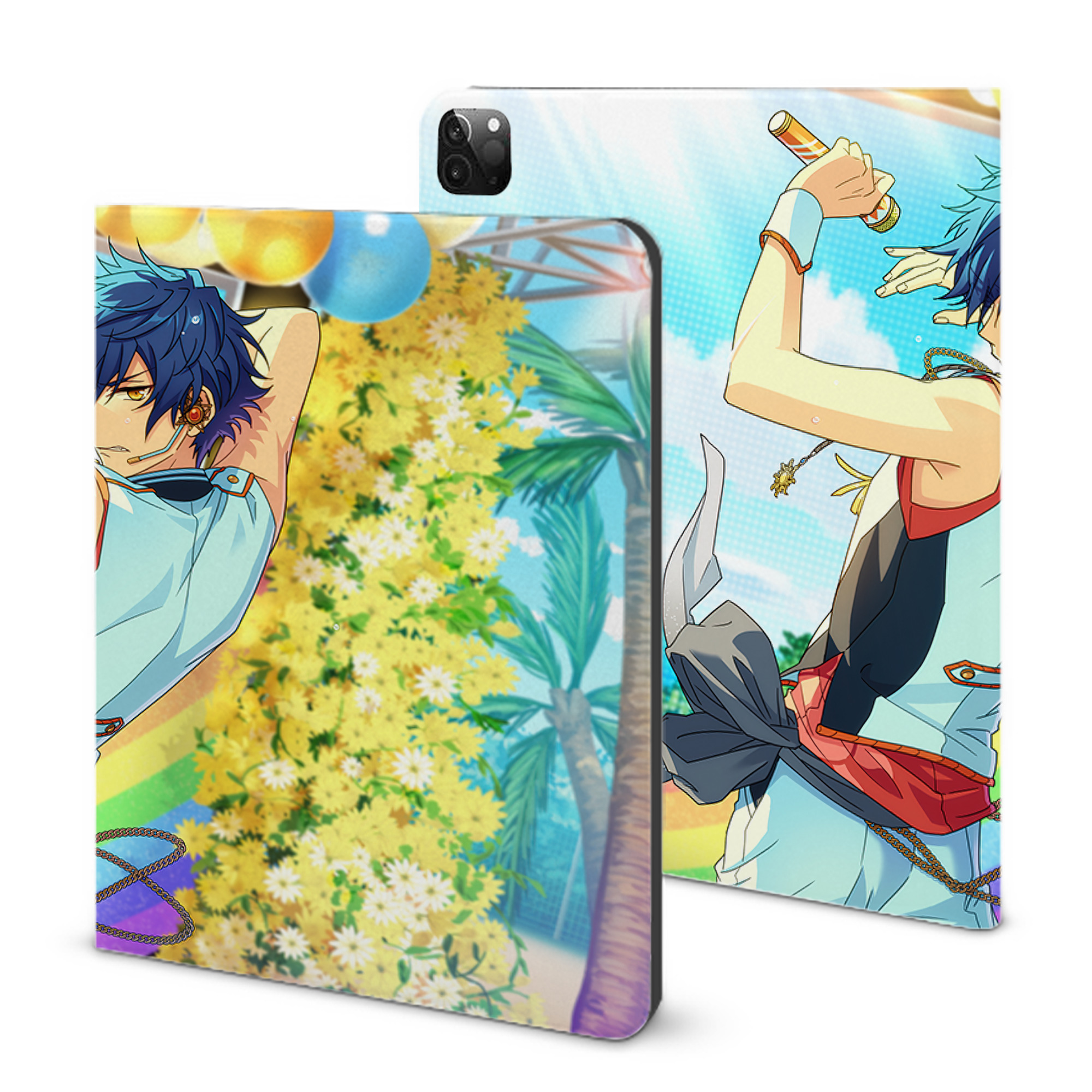 （画像用） あんさんぶるスターズ! Ensemble Stars IPadケース ペンホルダー付き ブックスタイルデザイン